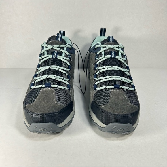 Eddie Bauer Trail Hiking Outdoor Shoes Sneakers Grey and Aqua; Women’s Size 10 - Picture 10 of 16